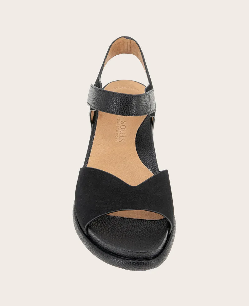 GENTLE SOULS - Jalleen Nubuck Ankle Strap Wedge sold by Kenneth Cole product image thumbnail 4