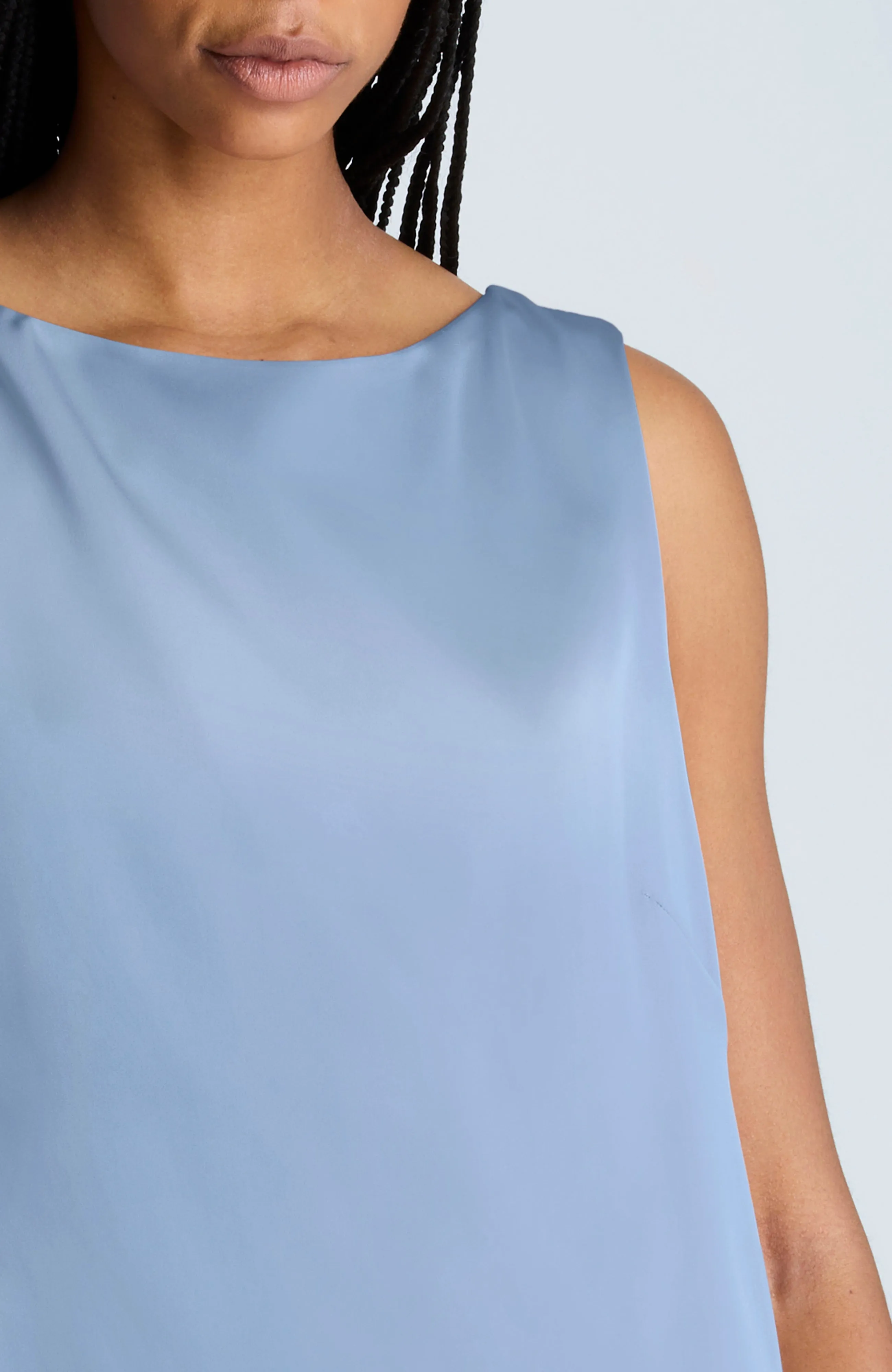 Sleeveless Draped Back Shift Dress sold by Kenneth Cole product image thumbnail 5
