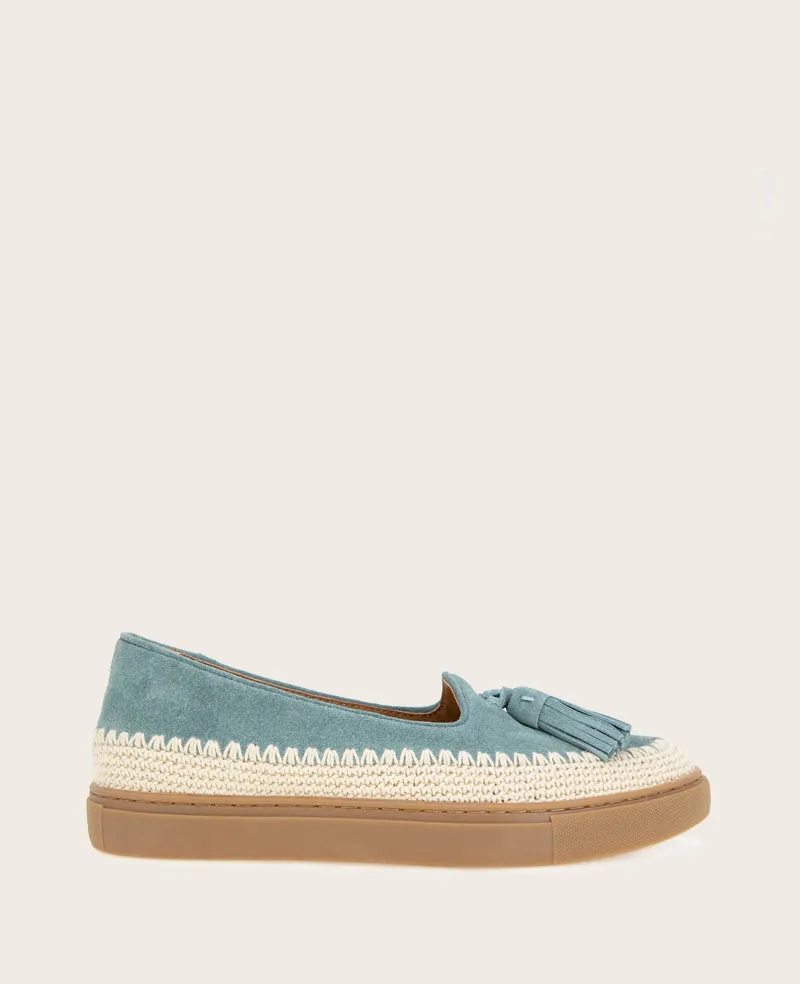 GENTLE SOULS - Citrus Tassel Suede Platform Slip On sold by Kenneth Cole