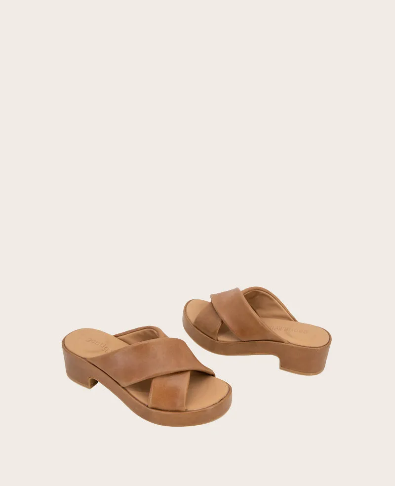 GENTLE SOULS - River Leather X Band Platform Sandal sold by Kenneth Cole product image thumbnail 2