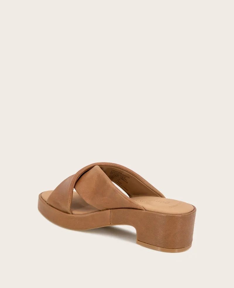 GENTLE SOULS - River Leather X Band Platform Sandal sold by Kenneth Cole product image thumbnail 5