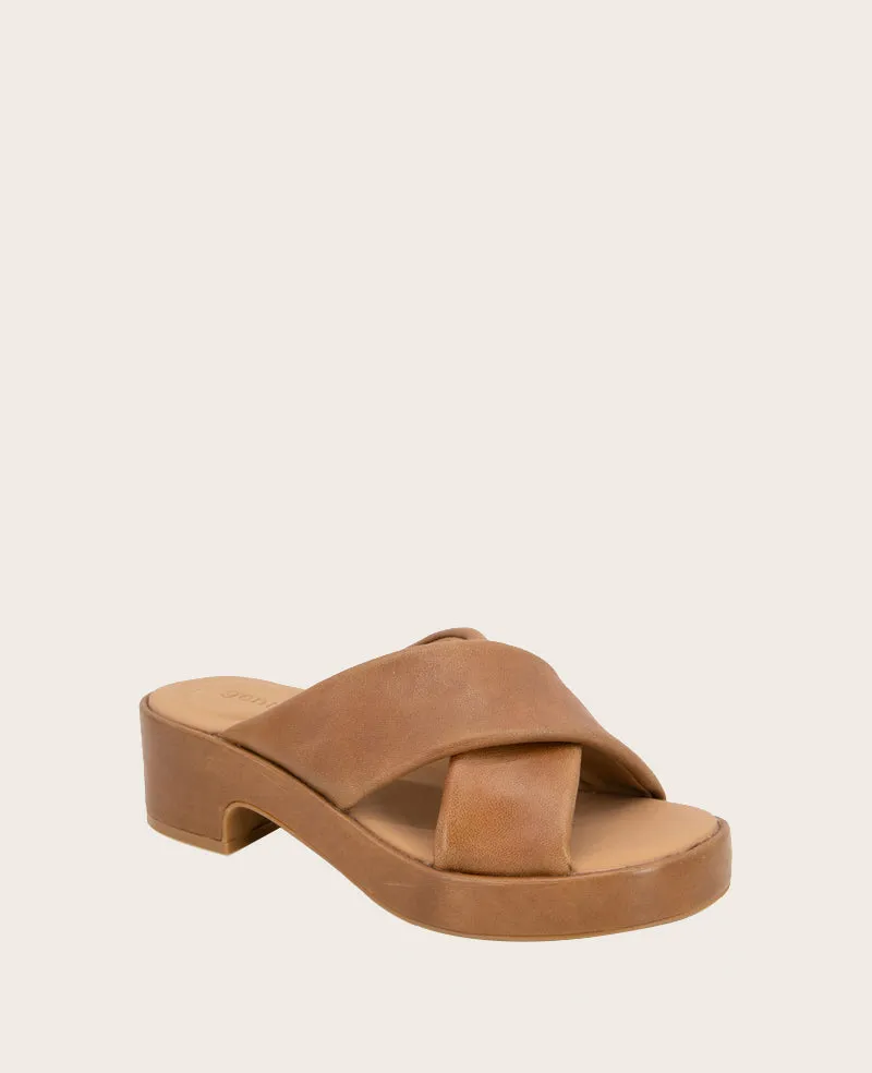 GENTLE SOULS - River Leather X Band Platform Sandal sold by Kenneth Cole product image thumbnail 4