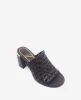 Solara Leather Woven Heel Sandal sold by Kenneth Cole