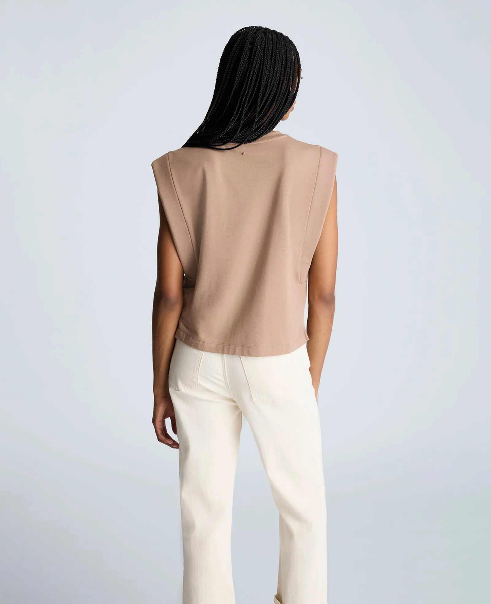 Muscle Tank with High-Low Hem sold by Kenneth Cole product image thumbnail 4