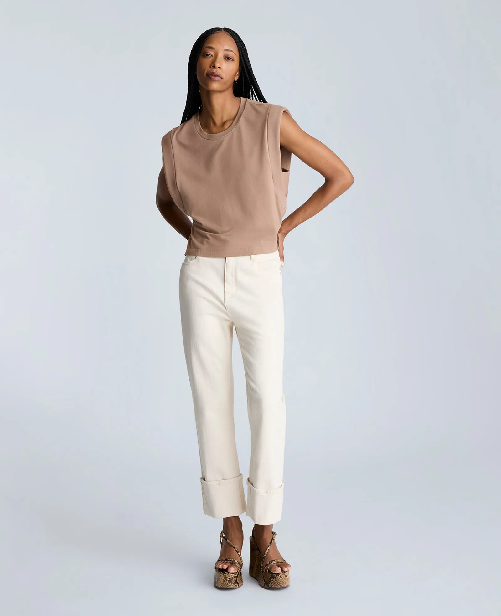 Muscle Tank with High-Low Hem sold by Kenneth Cole product image thumbnail 2