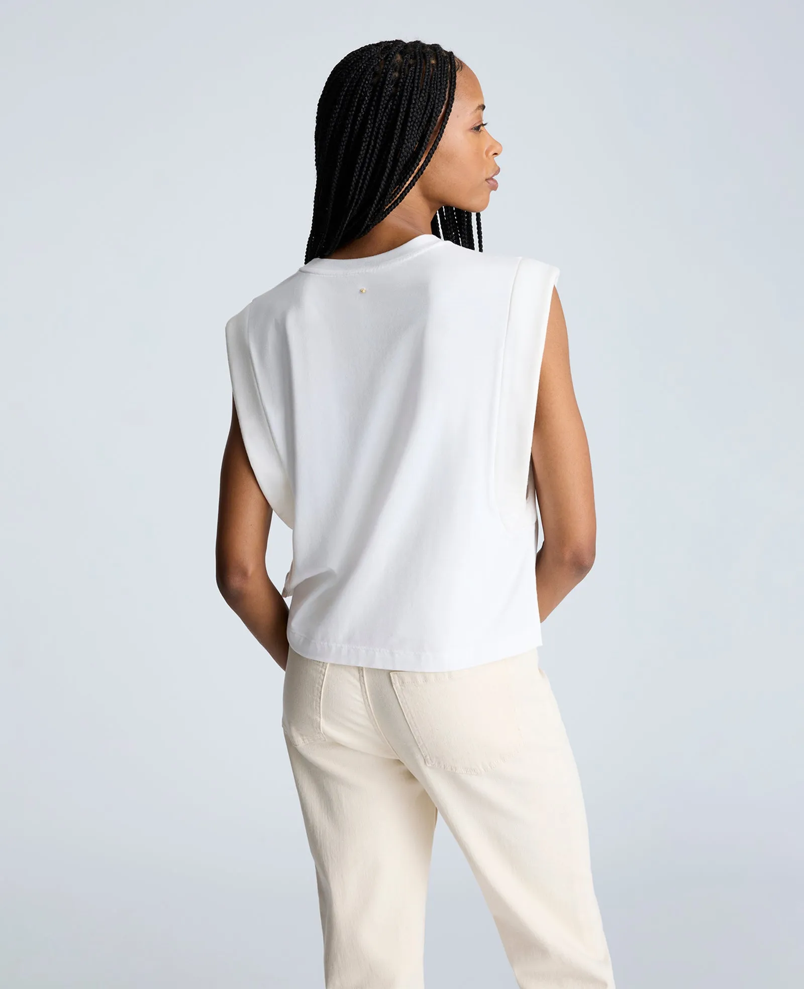 Muscle Tank with High-Low Hem sold by Kenneth Cole product image thumbnail 4