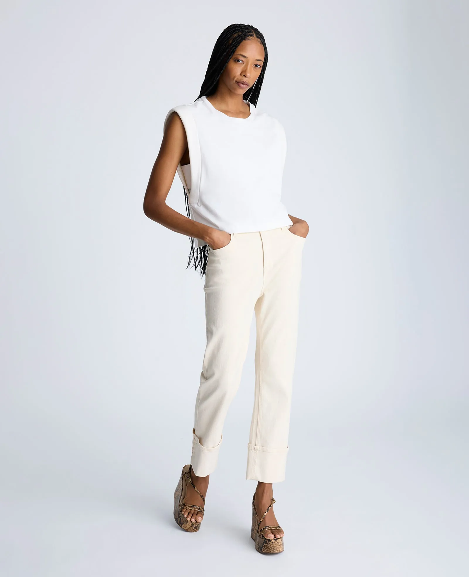 Muscle Tank with High-Low Hem sold by Kenneth Cole product image thumbnail 2