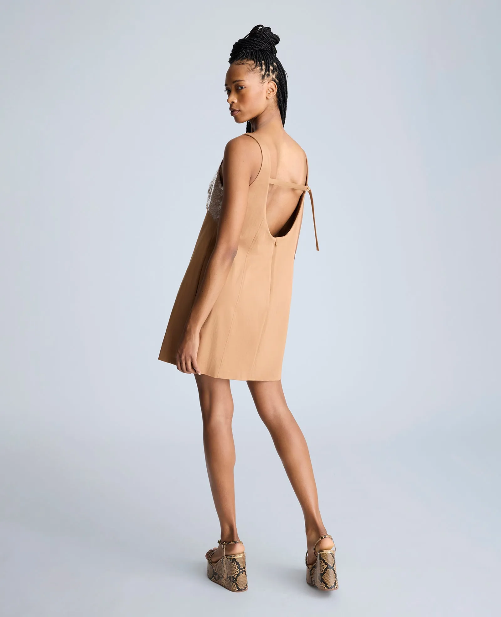 Open Back Strap Shift Dress sold by Kenneth Cole product image thumbnail 4