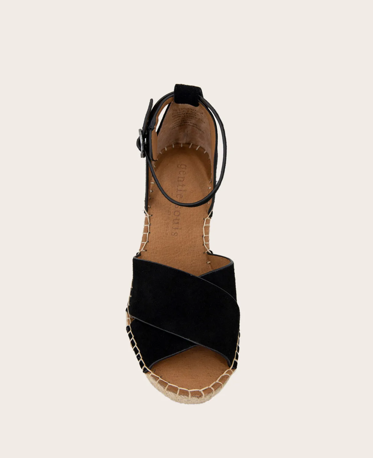 Charli Suede X-Band Espadrille Wedge Sandal sold by Kenneth Cole product image thumbnail 4