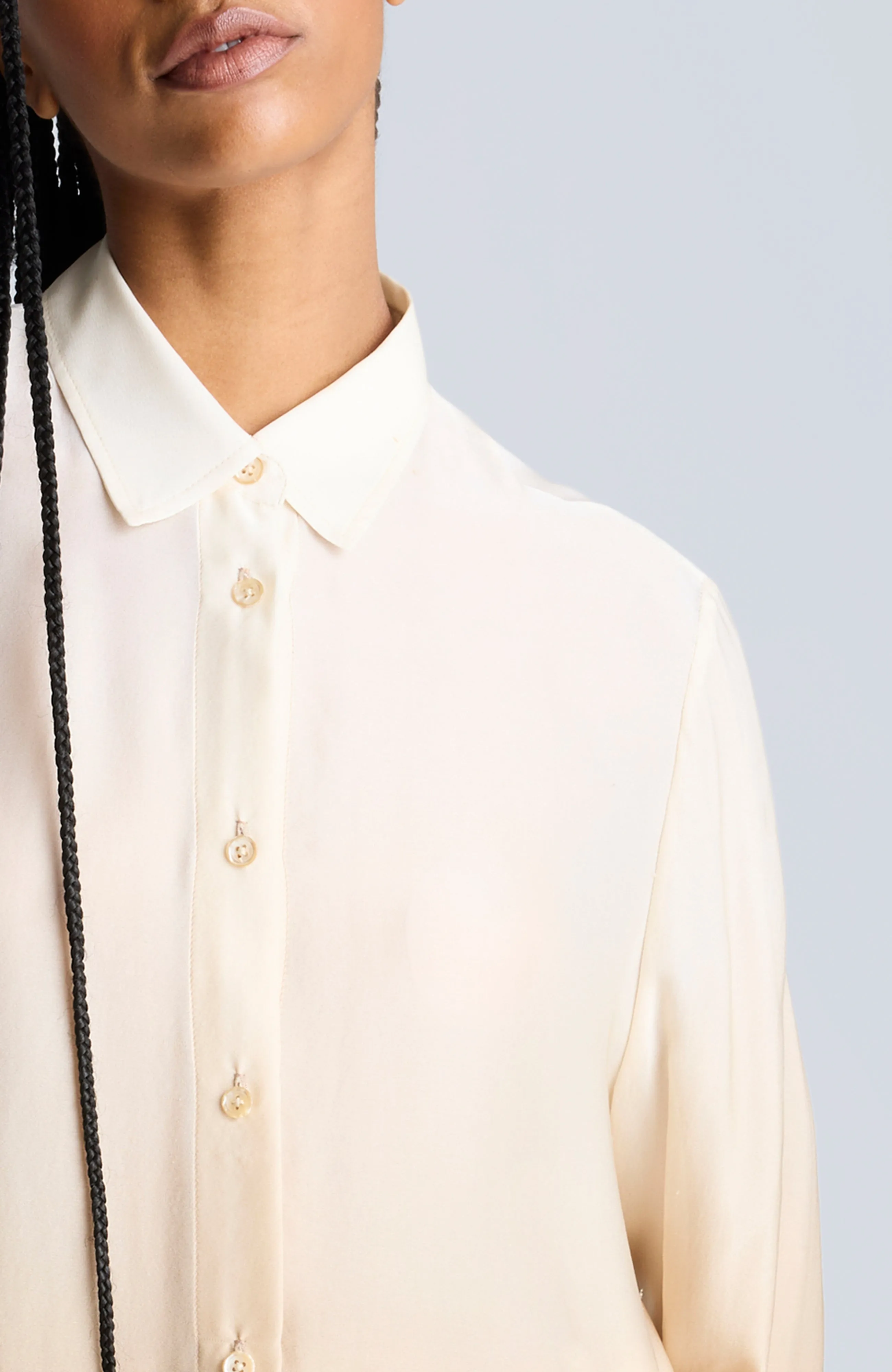 Oversized Button Front Long Sleeve Tunic sold by Kenneth Cole product image thumbnail 5