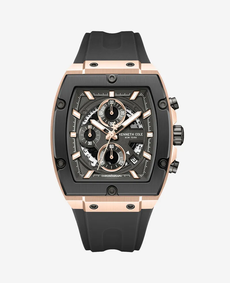 Kenneth Cole Chronograph Sport Silicone Watch sold by Kenneth Cole