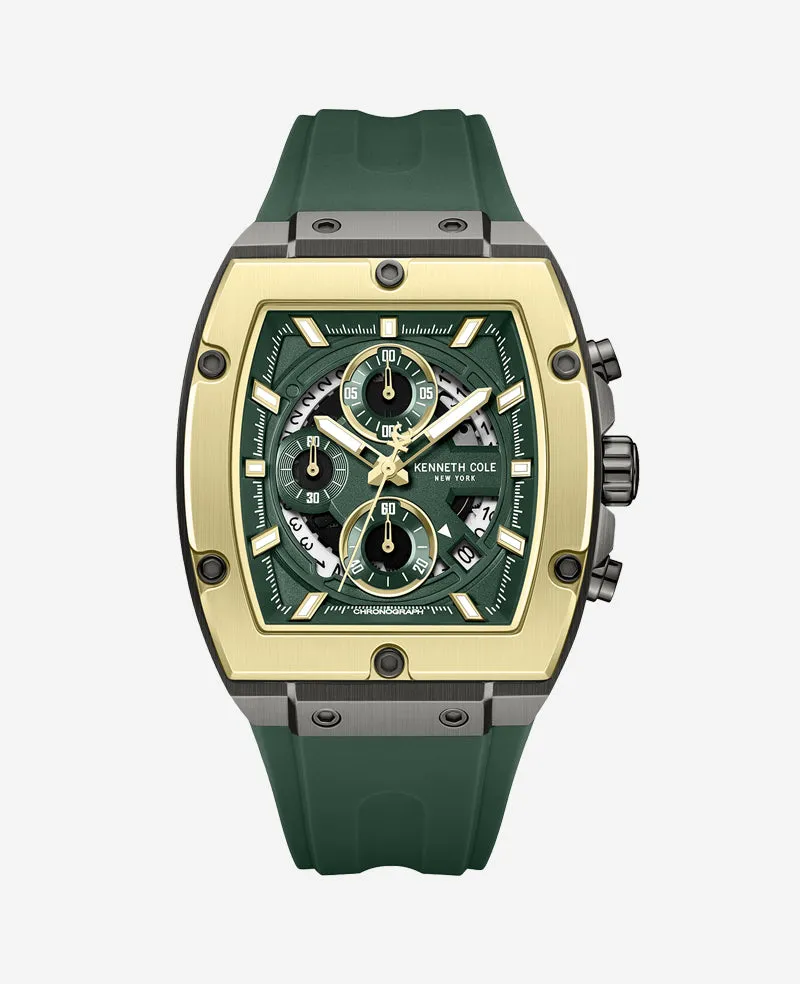 Kenneth Cole Chronograph Sport Silicone Watch sold by Kenneth Cole