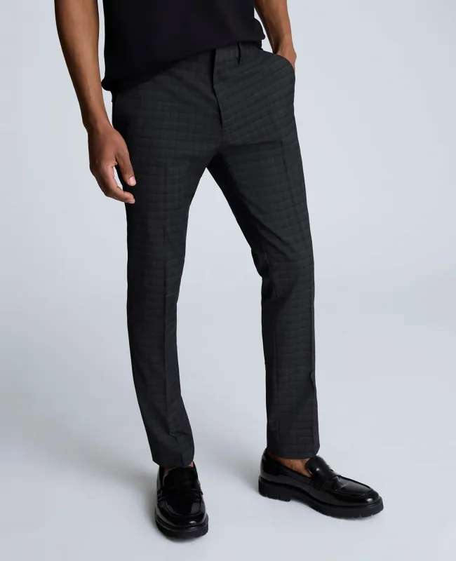 Kenneth Cole Reaction Skinny Fit Shadow Plaid Dress Pant sold by Kenneth Cole