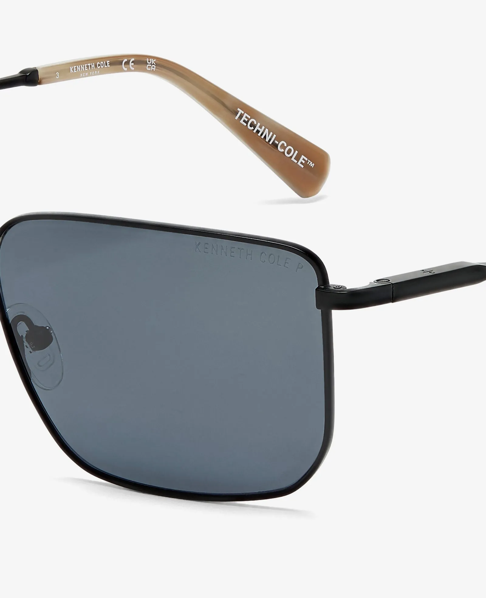 Square Titanium Sunglasses sold by Kenneth Cole product image thumbnail 3