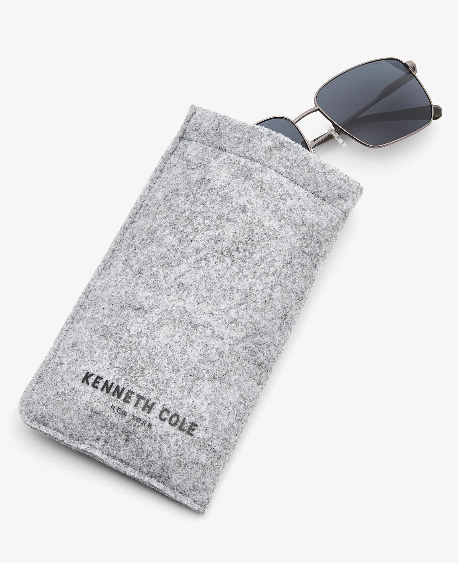 Square Titanium Sunglasses sold by Kenneth Cole product image thumbnail 4