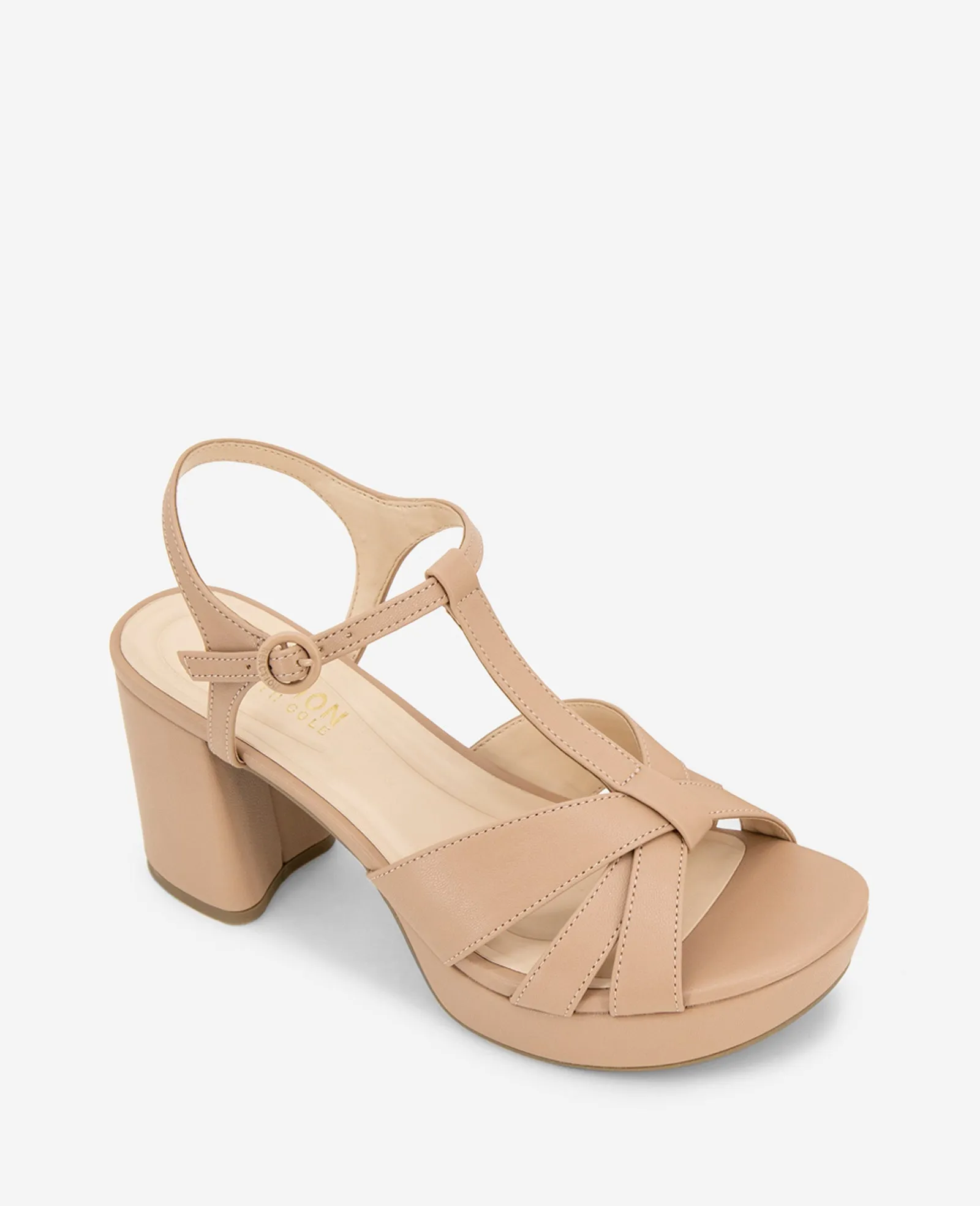 REACTION - Reina Platform T-Strap Sandal sold by Kenneth Cole product image thumbnail 4