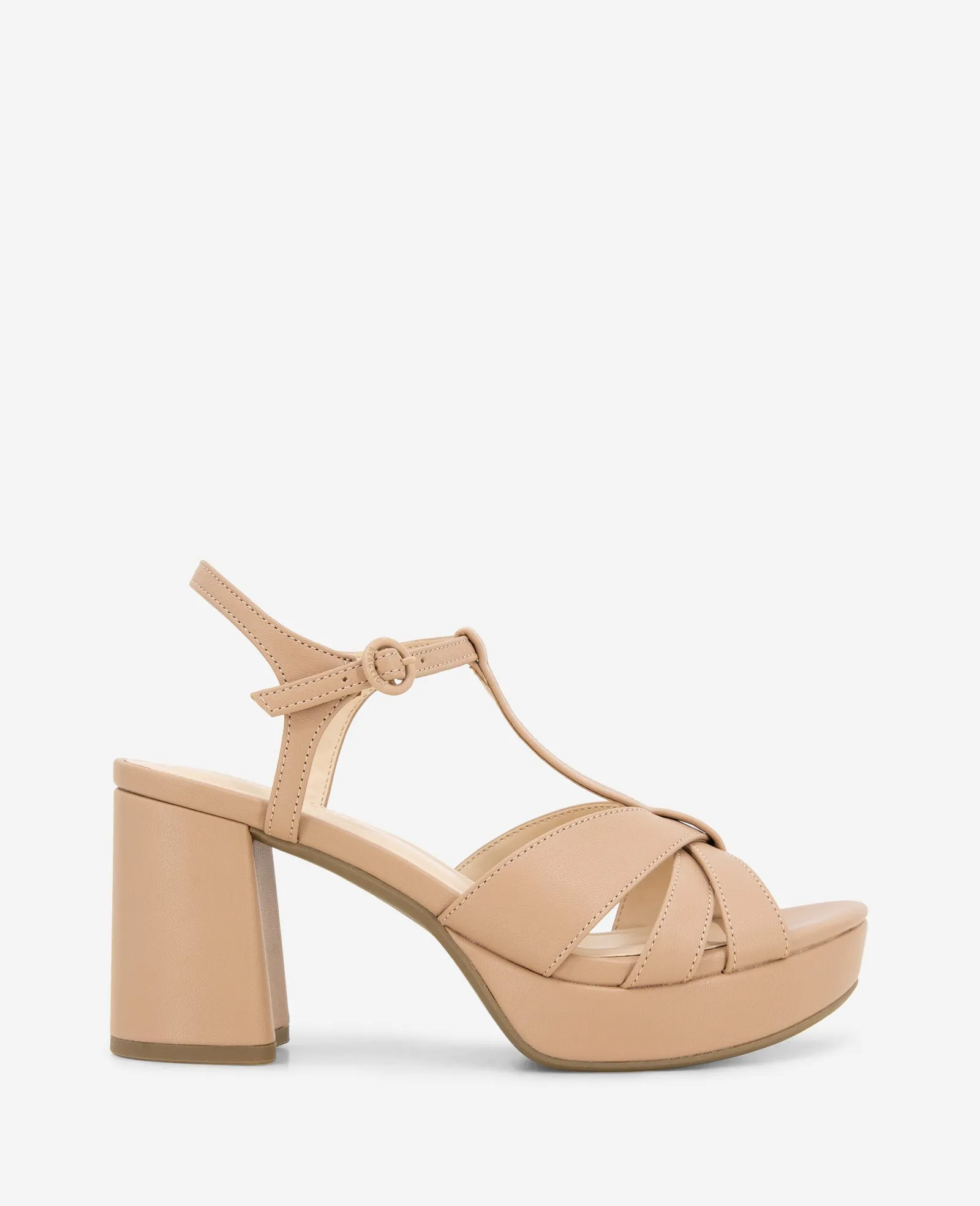 REACTION - Reina Platform T-Strap Sandal sold by Kenneth Cole