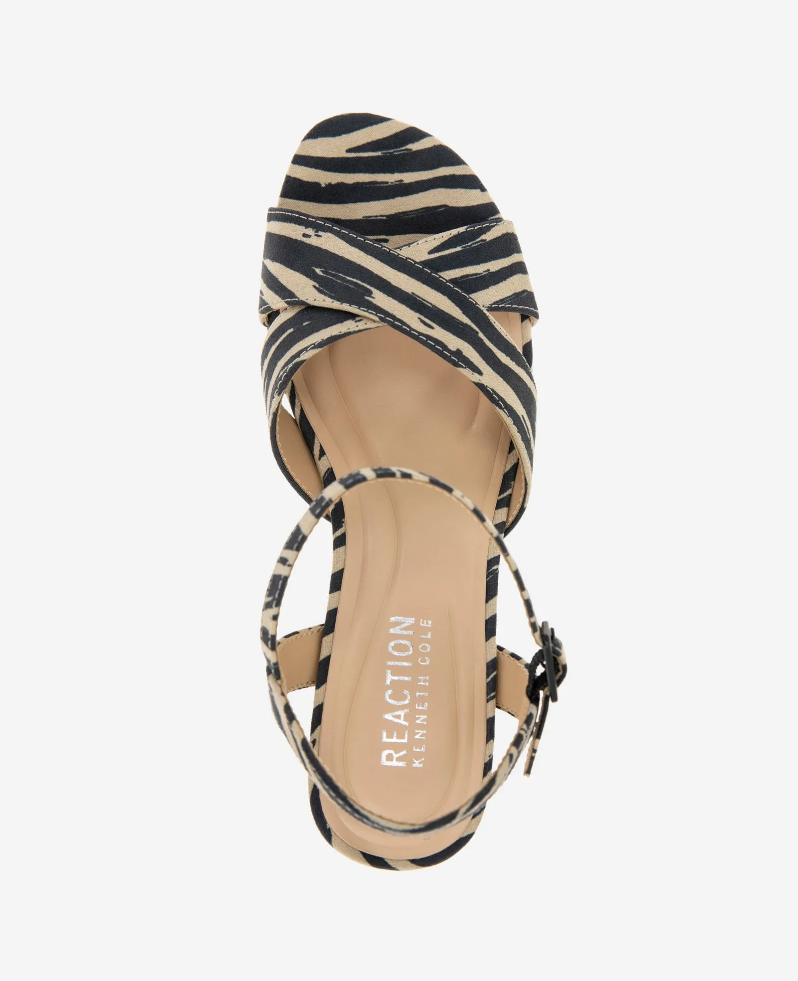REACTION - Reeva Platform Zebra Print Sandal sold by Kenneth Cole product image thumbnail 3