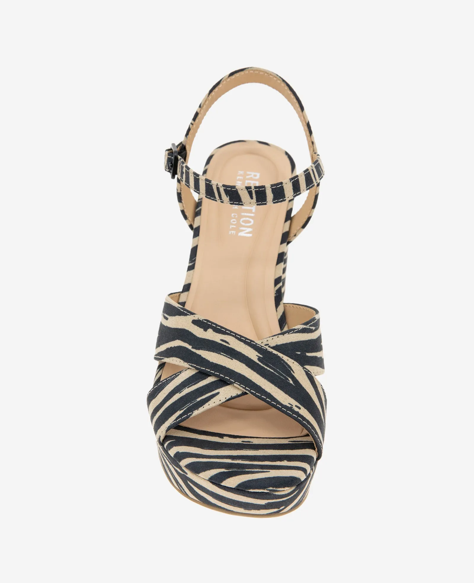 REACTION - Reeva Platform Zebra Print Sandal sold by Kenneth Cole product image thumbnail 2