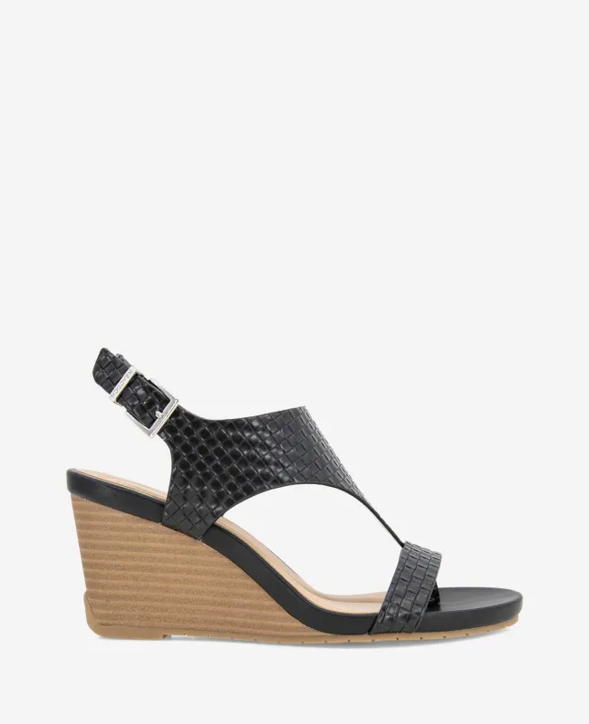 REACTION - Greatly Woven Wedge Thong Sandal sold by Kenneth Cole