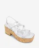 REACTION - Essa Metallic Cork Platform Sandal sold by Kenneth Cole