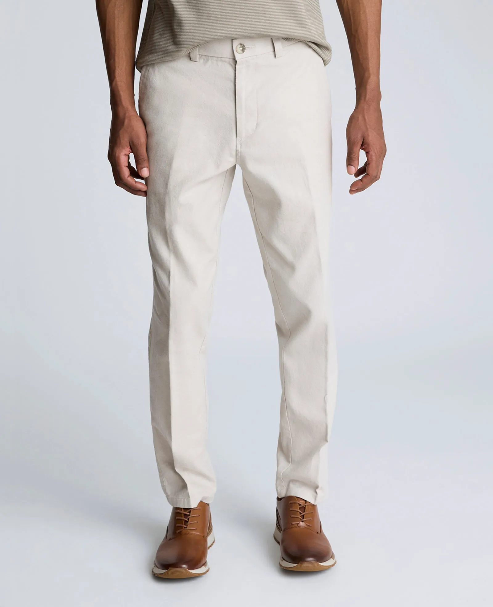 Linen Blend Slim Fit Flat Front Chino Pant sold by Kenneth Cole product image thumbnail 2
