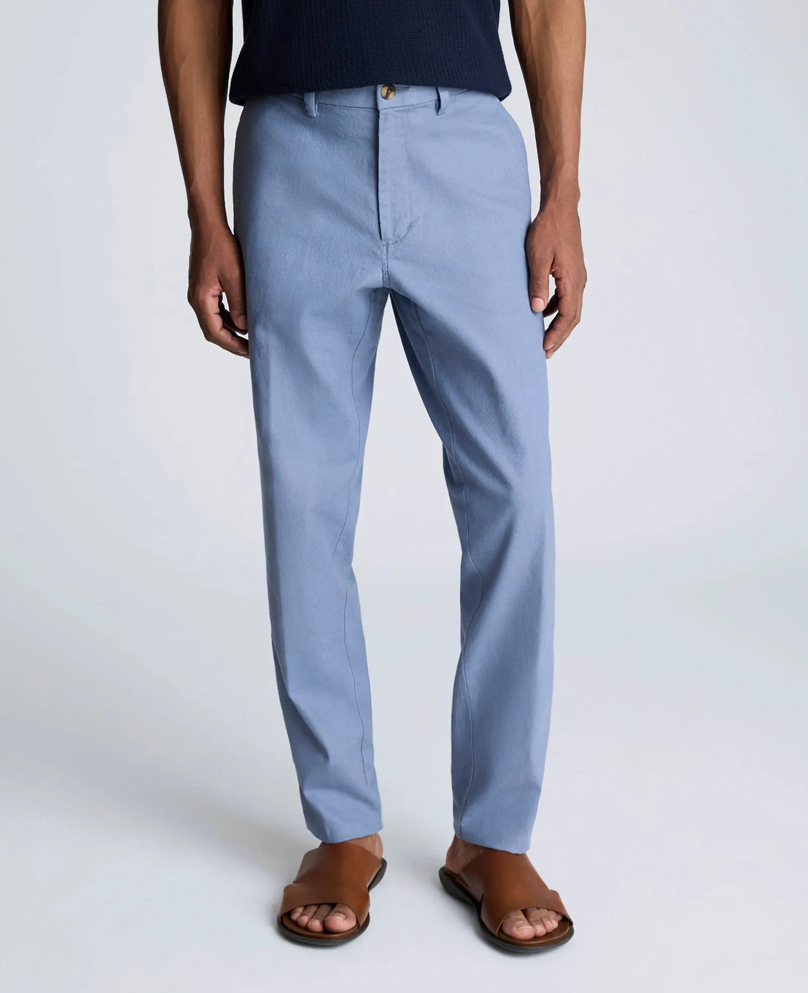 Linen Blend Slim Fit Flat Front Chino Pant sold by Kenneth Cole product image thumbnail 2