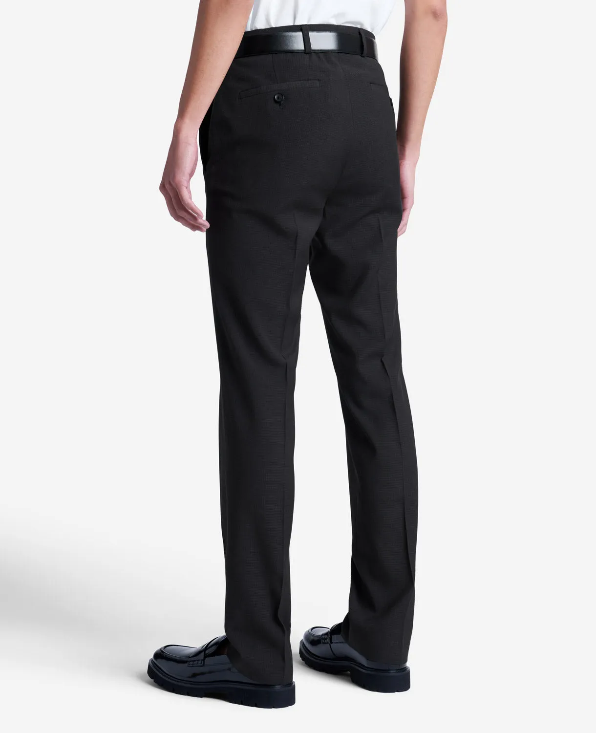 Stretch Mini Grid Slim-Fit TECHNI-COLE Dress Pant sold by Kenneth Cole product image thumbnail 5