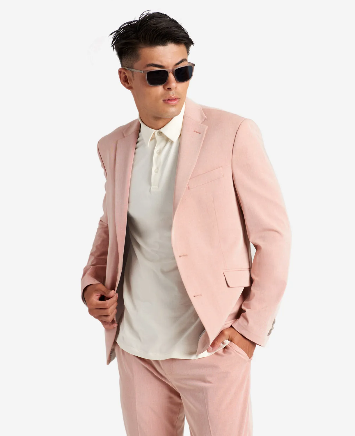 Stretch Slim-Fit Nested Suit sold by Kenneth Cole product image thumbnail 3