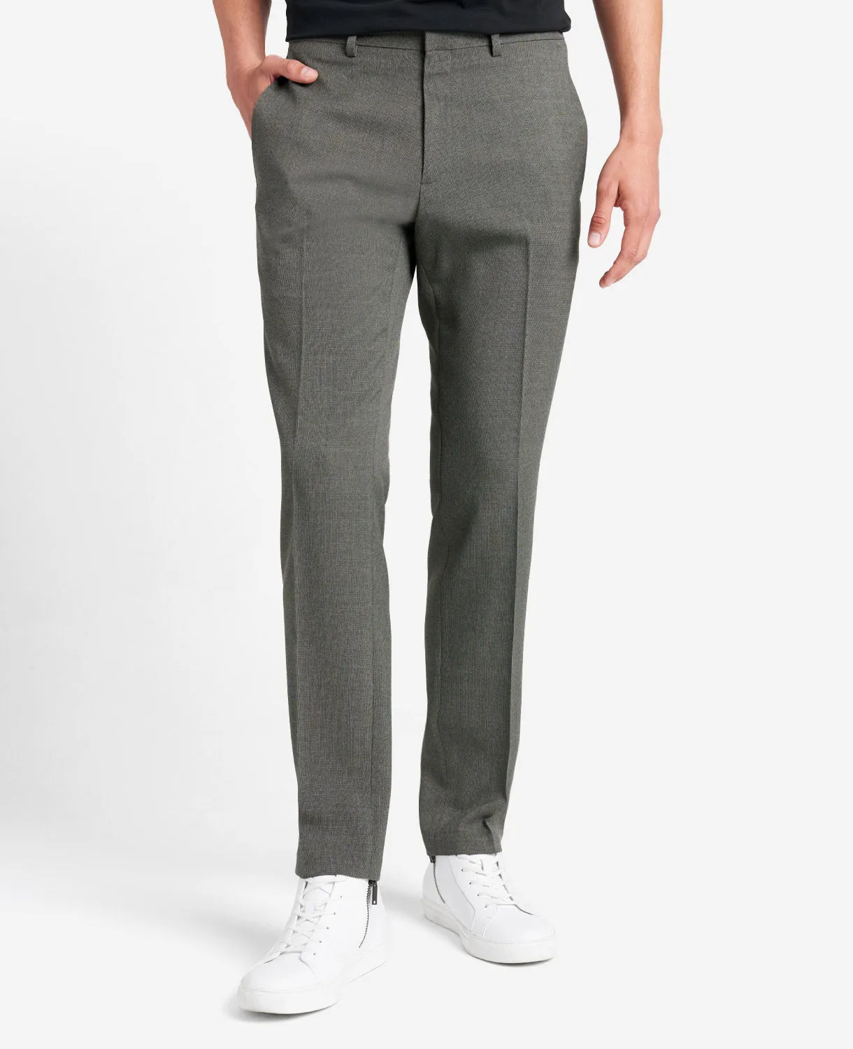 Slim-Fit Tic Weave Dress Pant sold by Kenneth Cole product image thumbnail 4