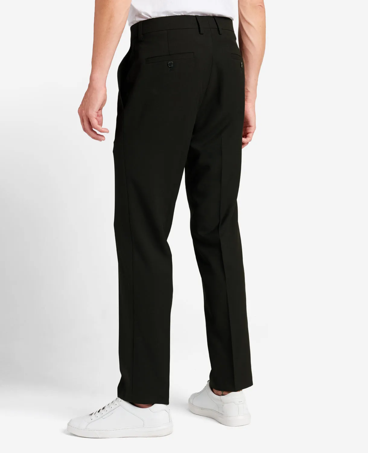 Modern-Fit Micro Check Stretch Trouser sold by Kenneth Cole product image thumbnail 5