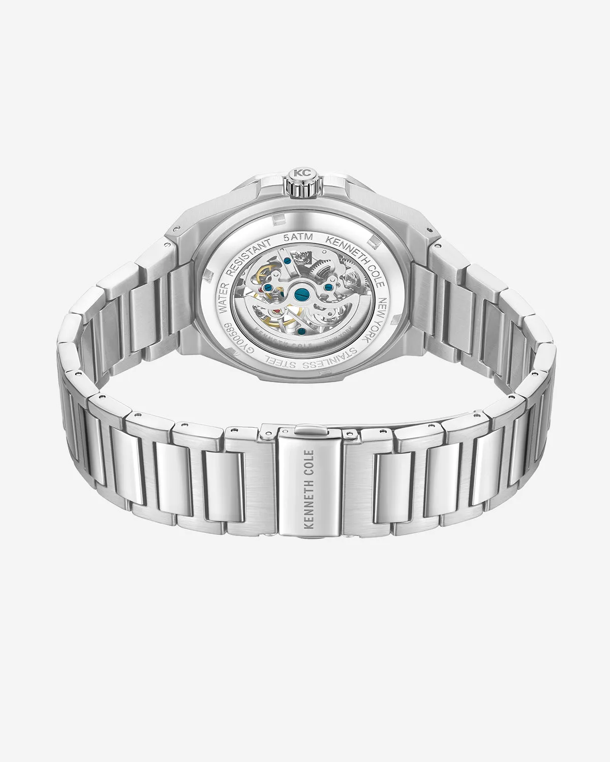 Skeleton Octagonal Automatic Bracelet Watch sold by Kenneth Cole product image thumbnail 3