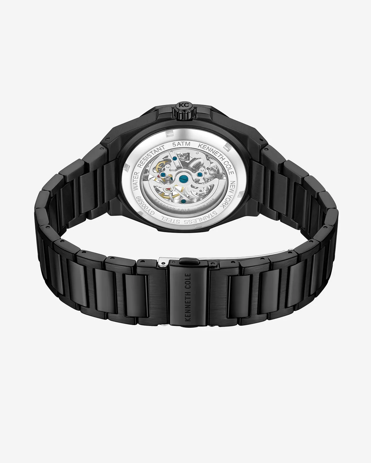 Skeleton Octagonal Automatic Bracelet Watch sold by Kenneth Cole product image thumbnail 3
