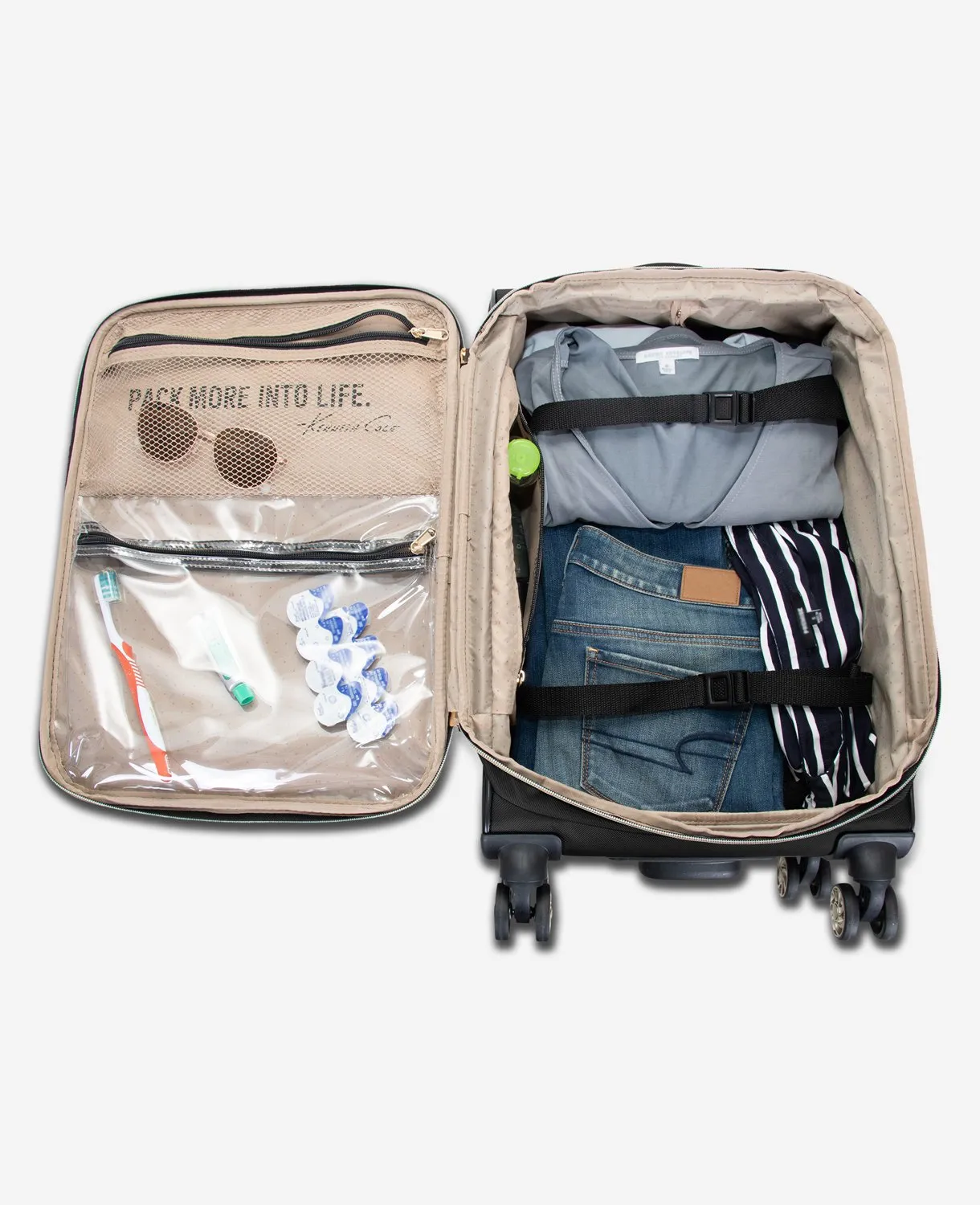 Chelsea Chevron Quilted Expandable Suitcase sold by Kenneth Cole product image thumbnail 3