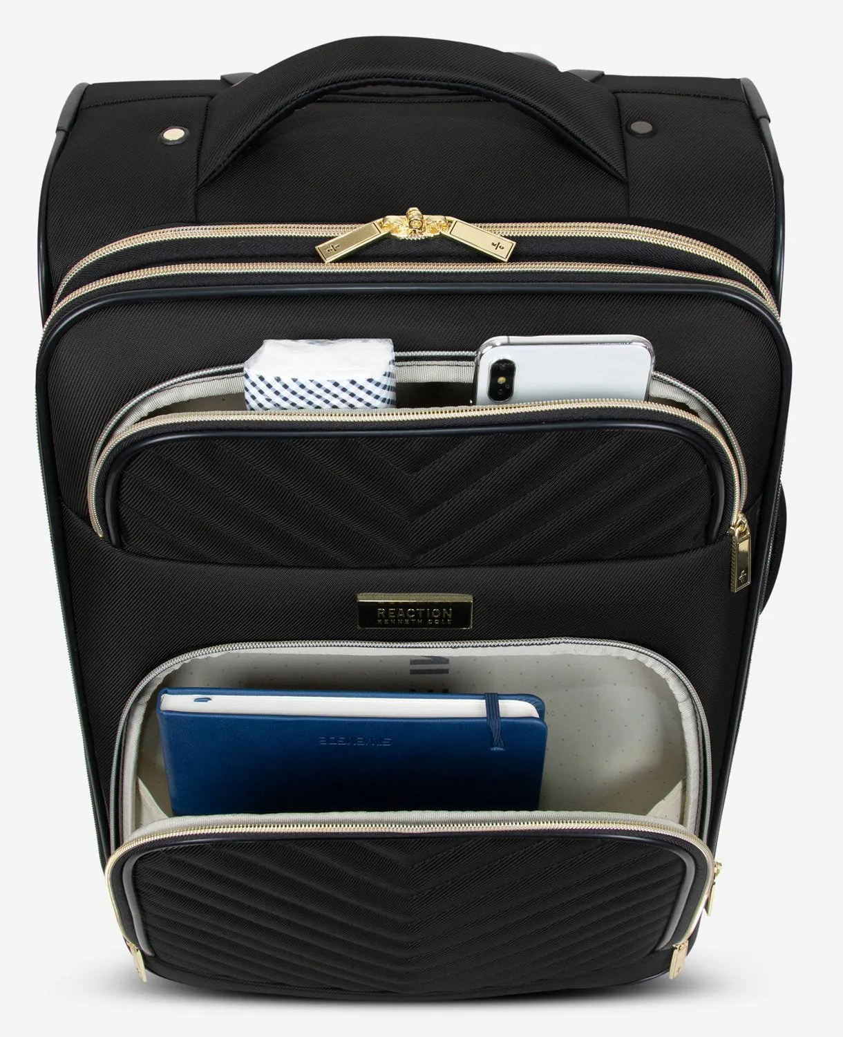 Chelsea Chevron Quilted Expandable Suitcase sold by Kenneth Cole product image thumbnail 2