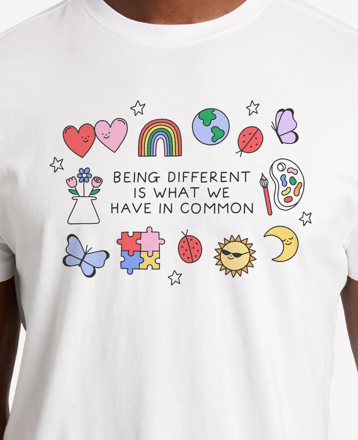 Site Exclusive! Men's Rosie Pink DIFFERENT Tee sold by Kenneth Cole product image thumbnail 2