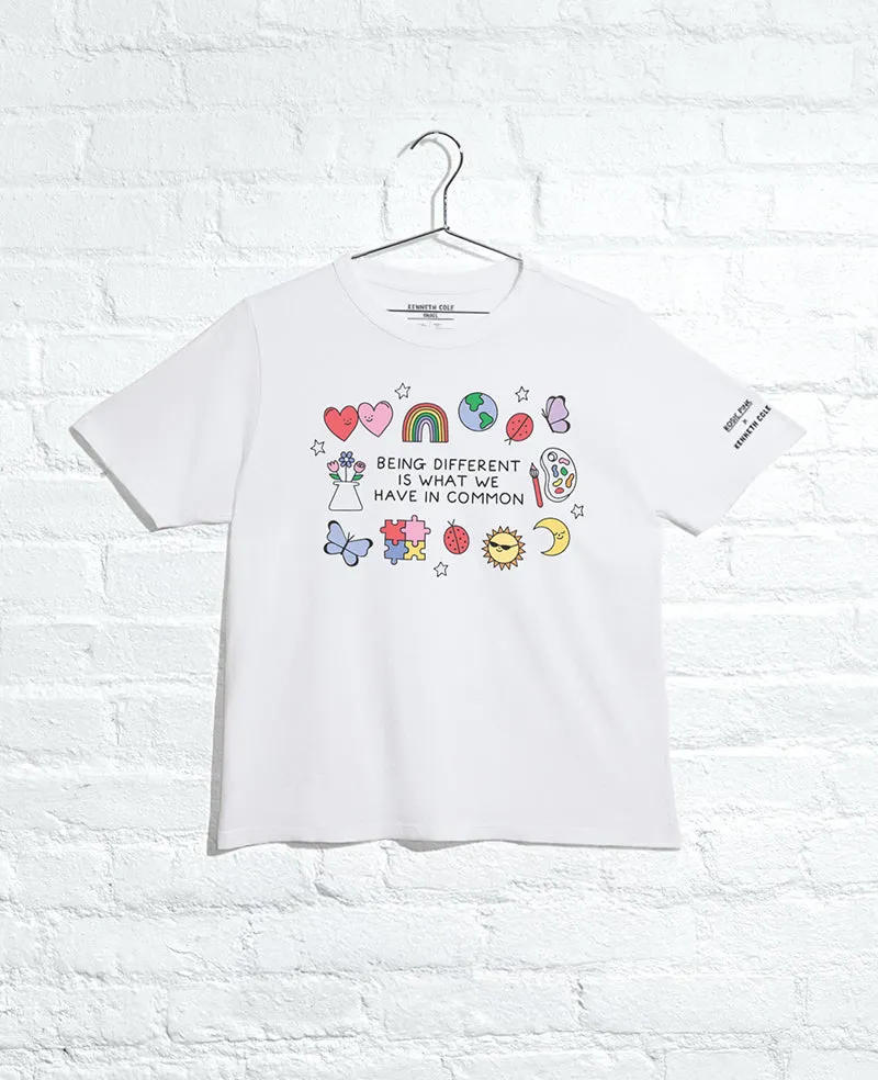 Site Exclusive! Women's Rosie Pink DIFFERENT Tee sold by Kenneth Cole