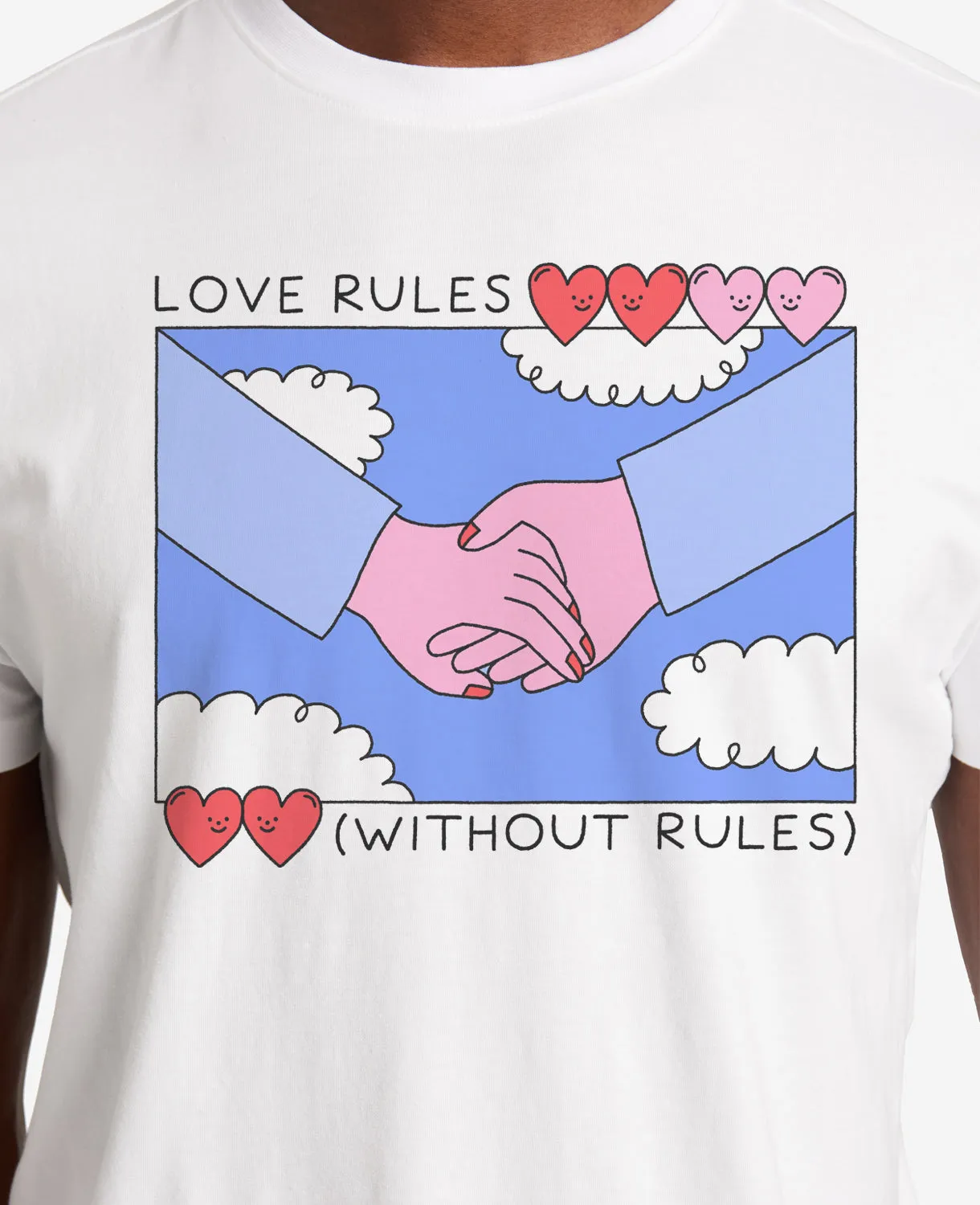 Site Exclusive! Men's Rosie Pink LOVE Tee sold by Kenneth Cole product image thumbnail 2