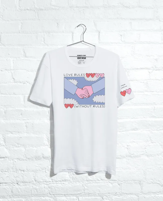 Site Exclusive! Men's Rosie Pink LOVE Tee sold by Kenneth Cole