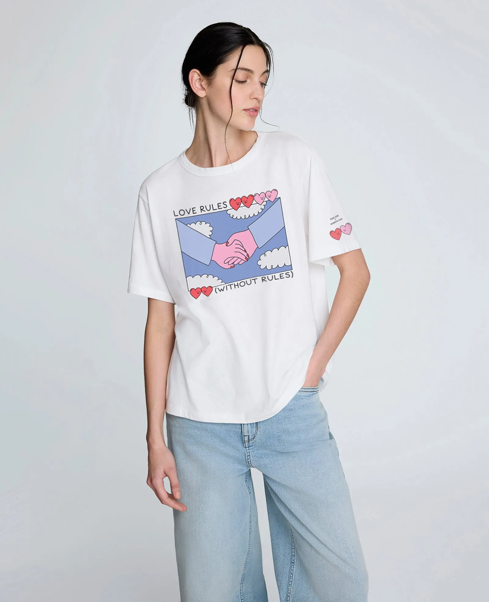 Site Exclusive! Women's Rosie Pink LOVE Tee sold by Kenneth Cole product image thumbnail 3