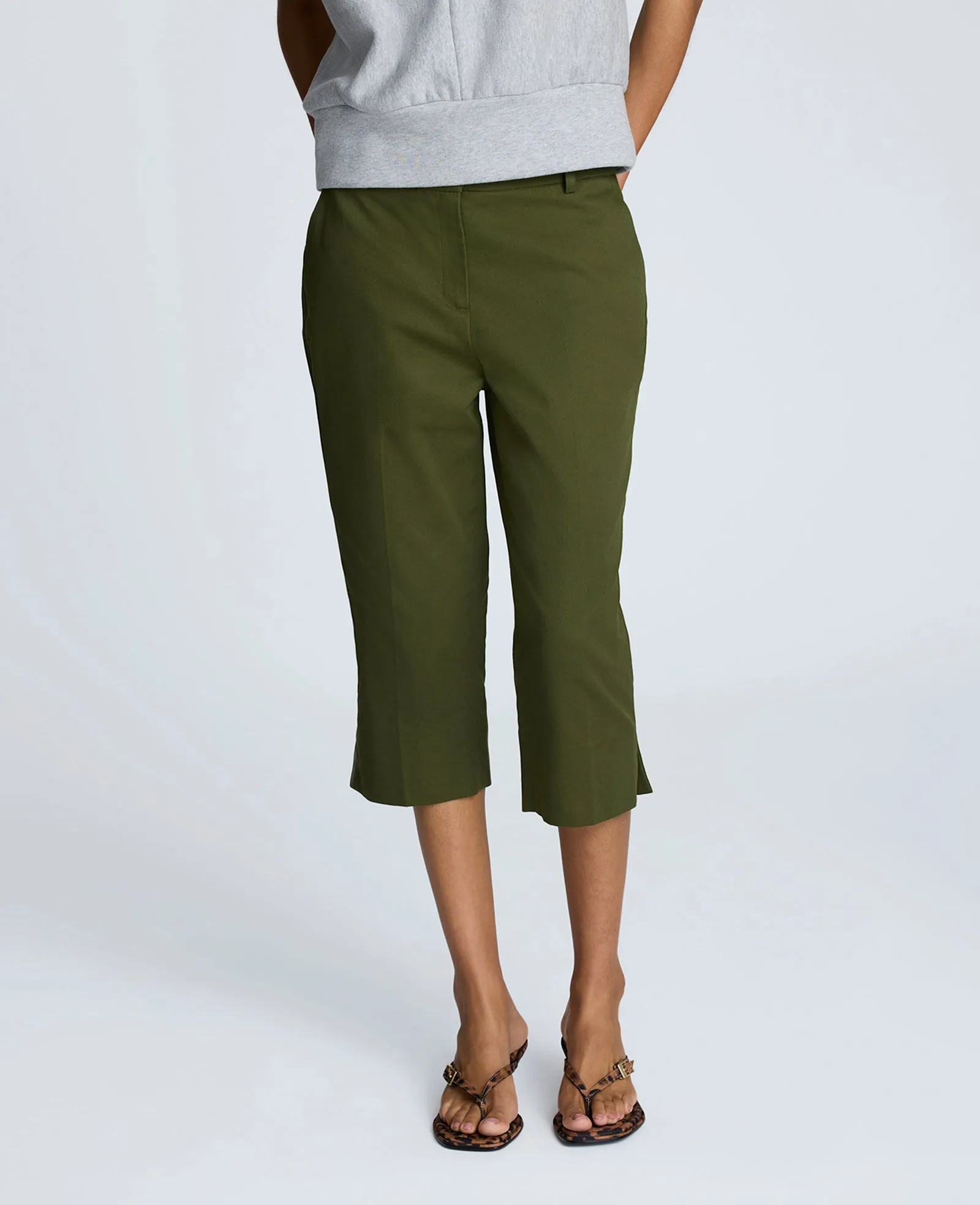 Fly Front Invisible Zip Pedal Pusher Pant sold by Kenneth Cole product image thumbnail 2