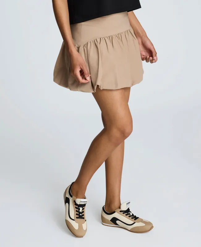 Pull-On Bubble Hem Mini Skirt sold by Kenneth Cole