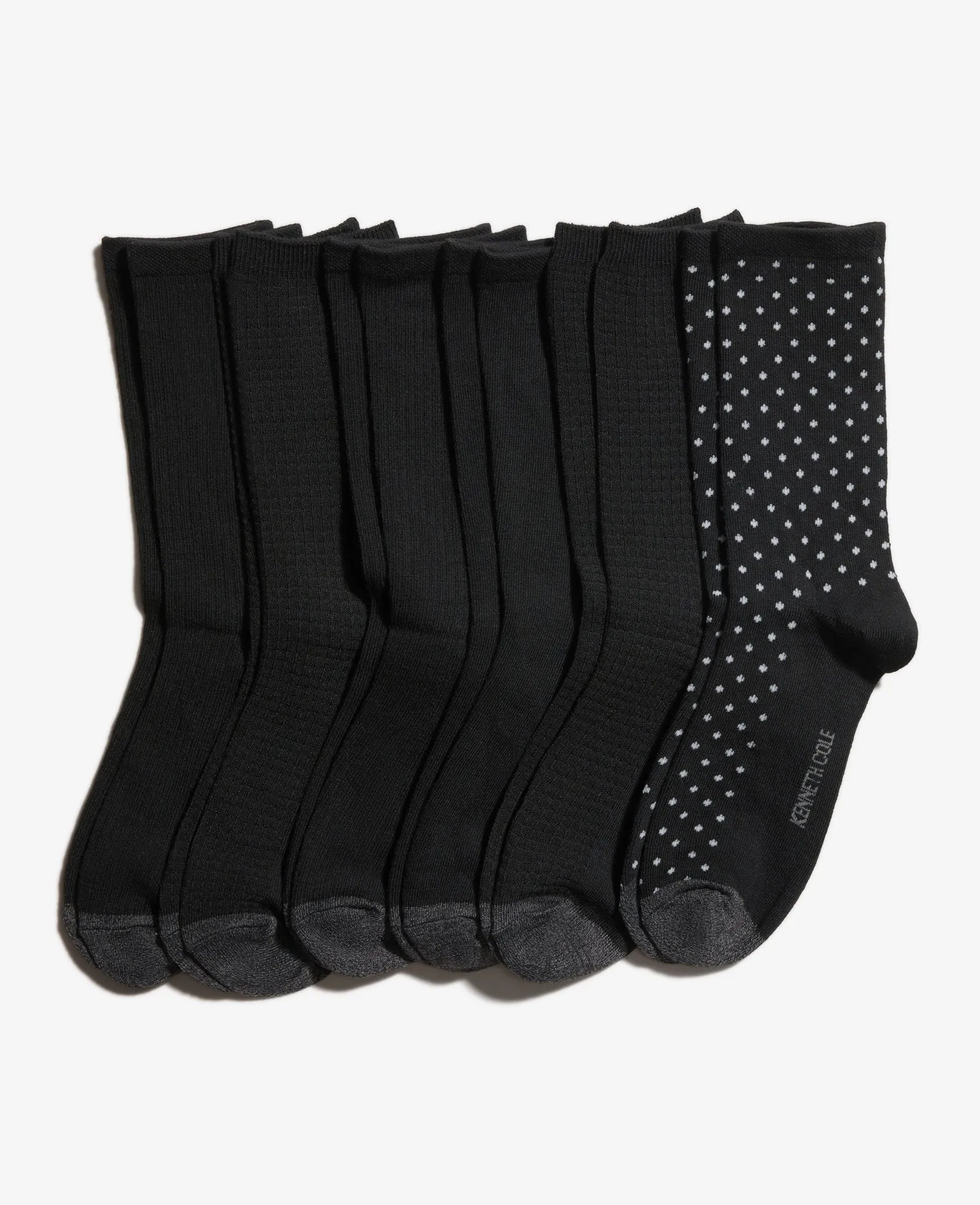 Tiny Dot Crew Socks 6-Pack sold by Kenneth Cole