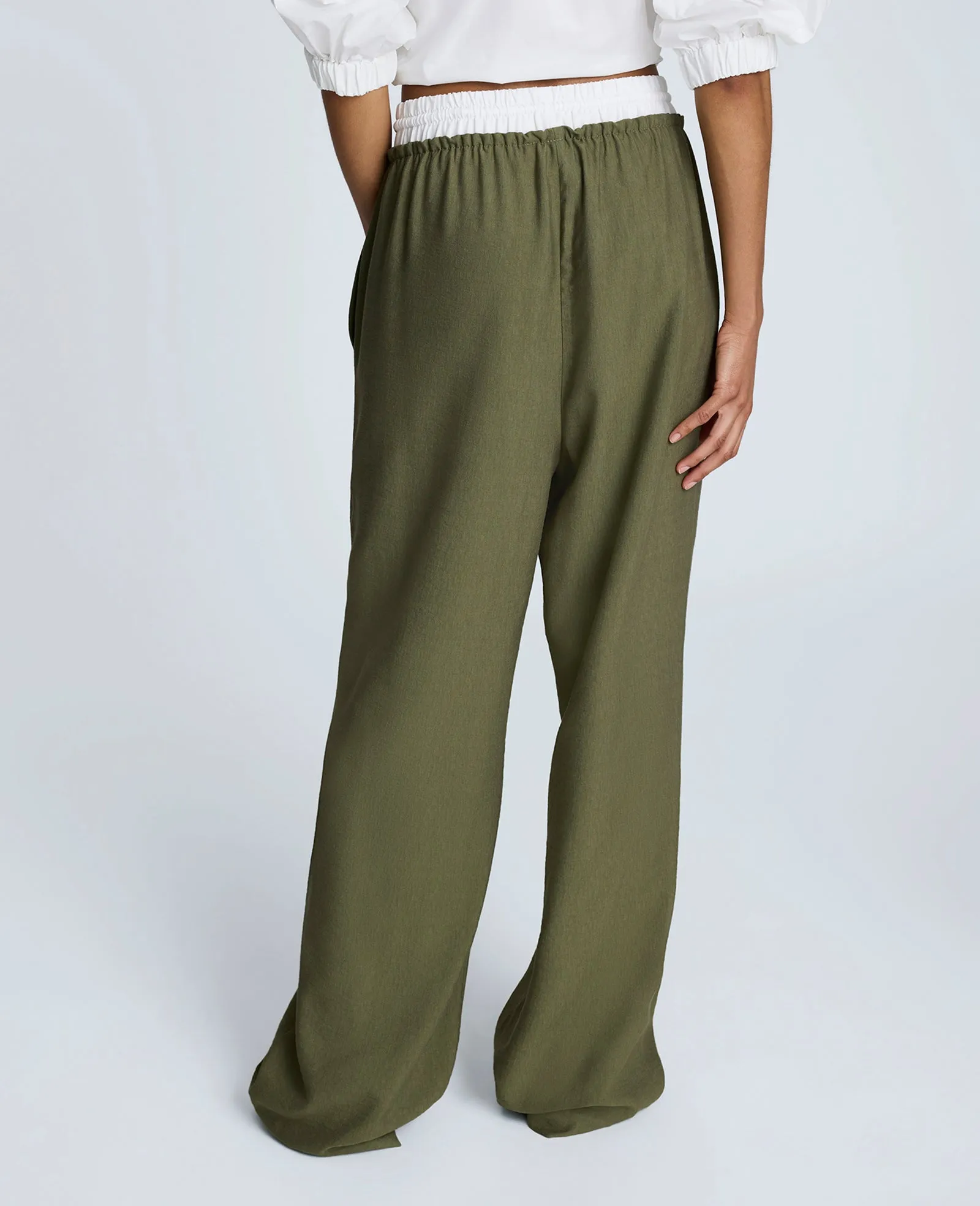Textured Drawstring Pant with Contrast Waistband sold by Kenneth Cole product image thumbnail 5
