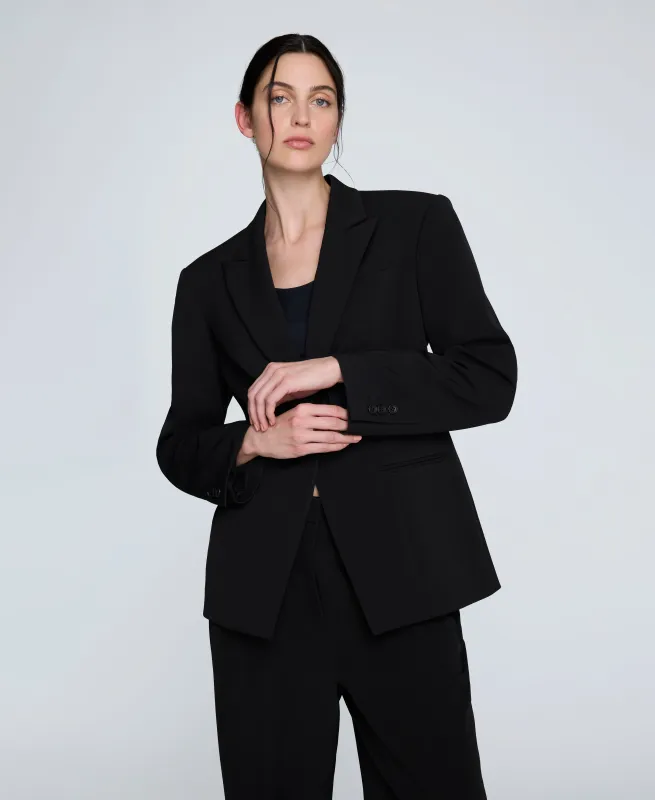 Luxe Twill Slim One Button Jacket sold by Kenneth Cole