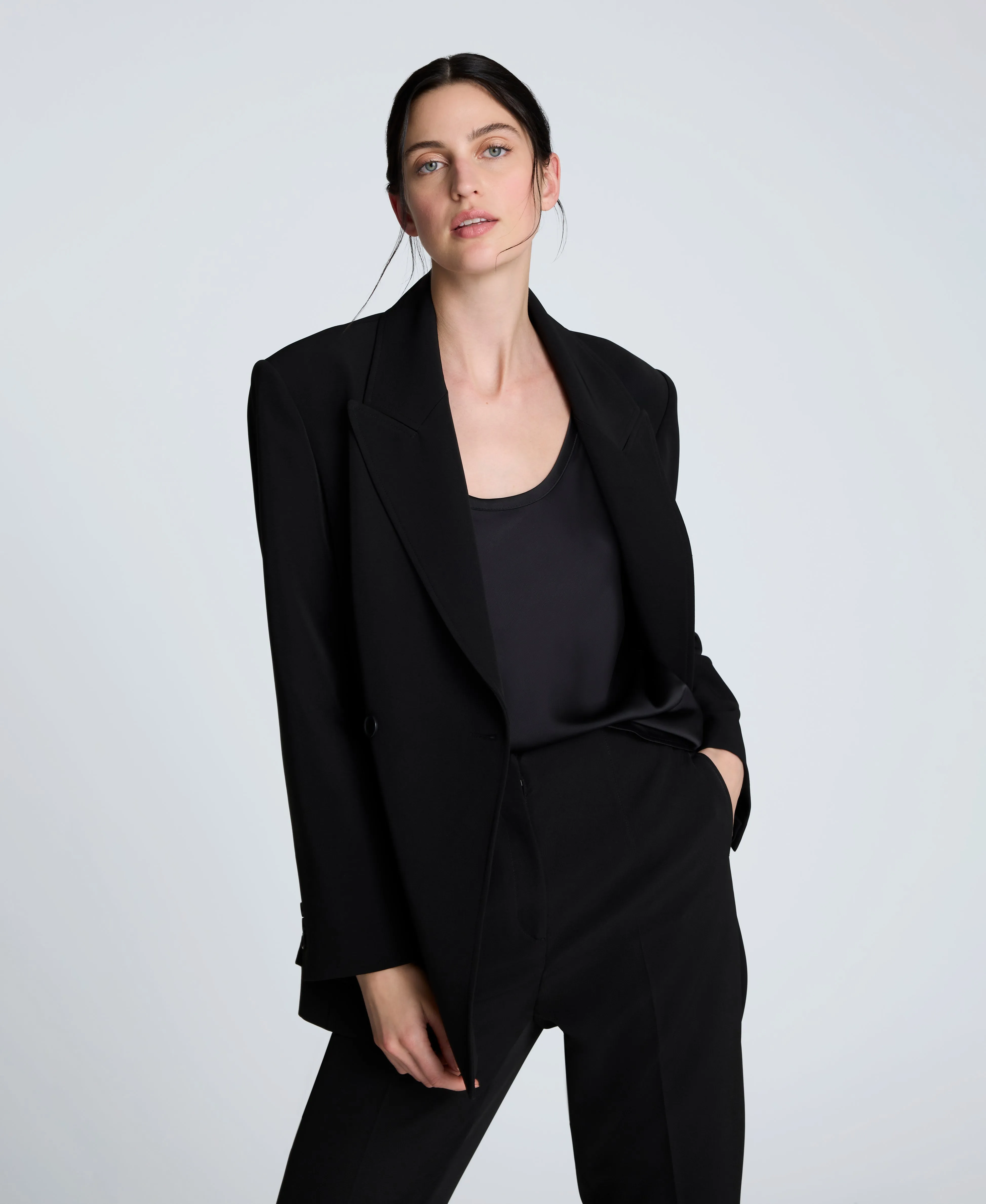 Luxe Twill Double Breasted Jacket sold by Kenneth Cole product image thumbnail 5