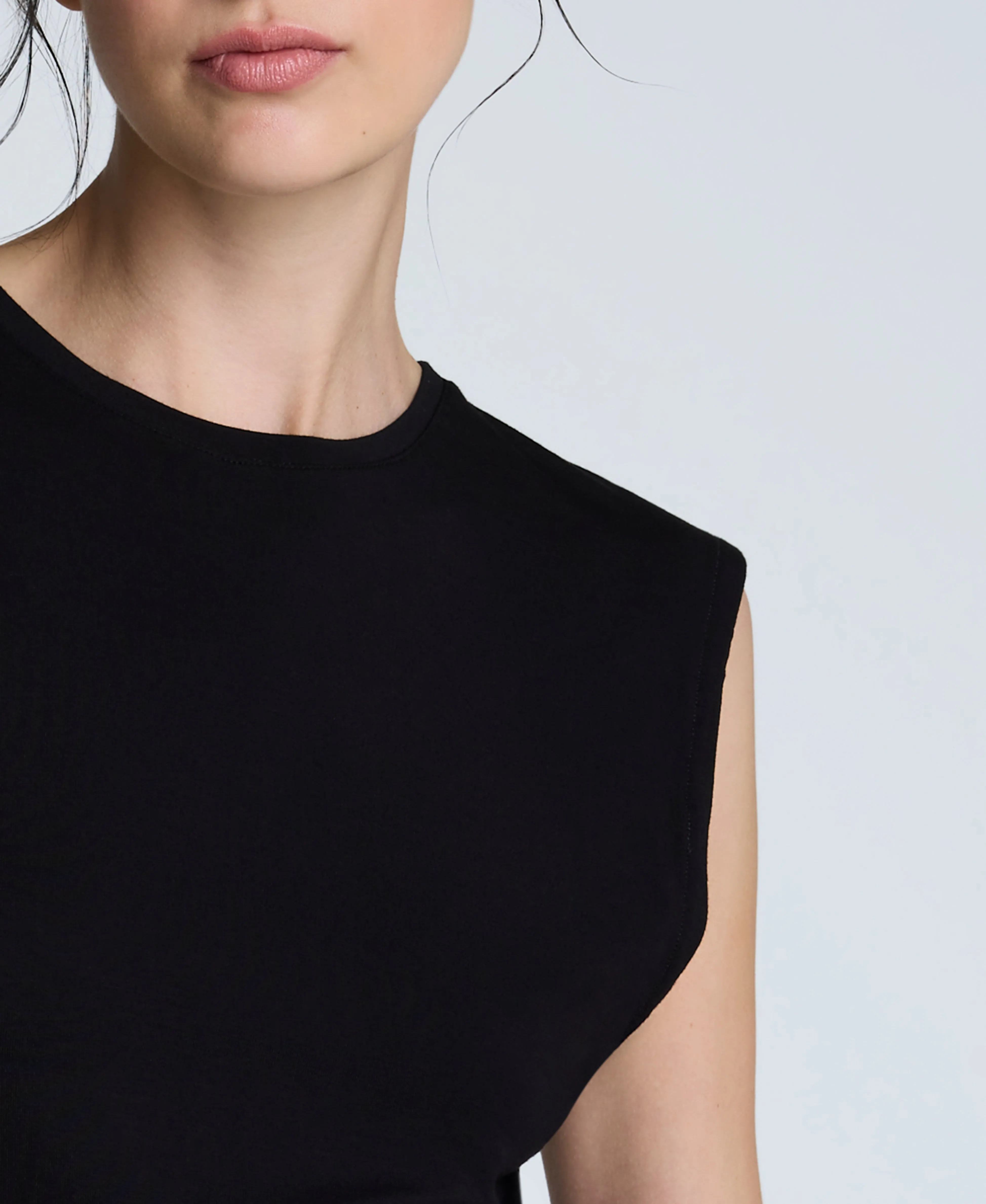 Sleeveless Side Rouched Knit Top sold by Kenneth Cole product image thumbnail 5