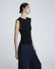 Sleeveless Side Rouched Knit Top sold by Kenneth Cole