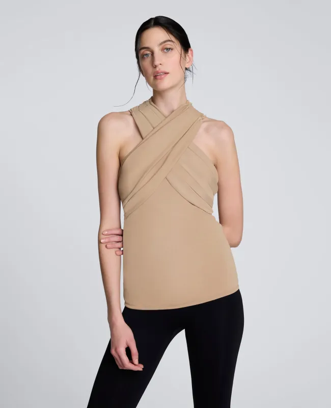 Criss Cross Neck Tank Top sold by Kenneth Cole