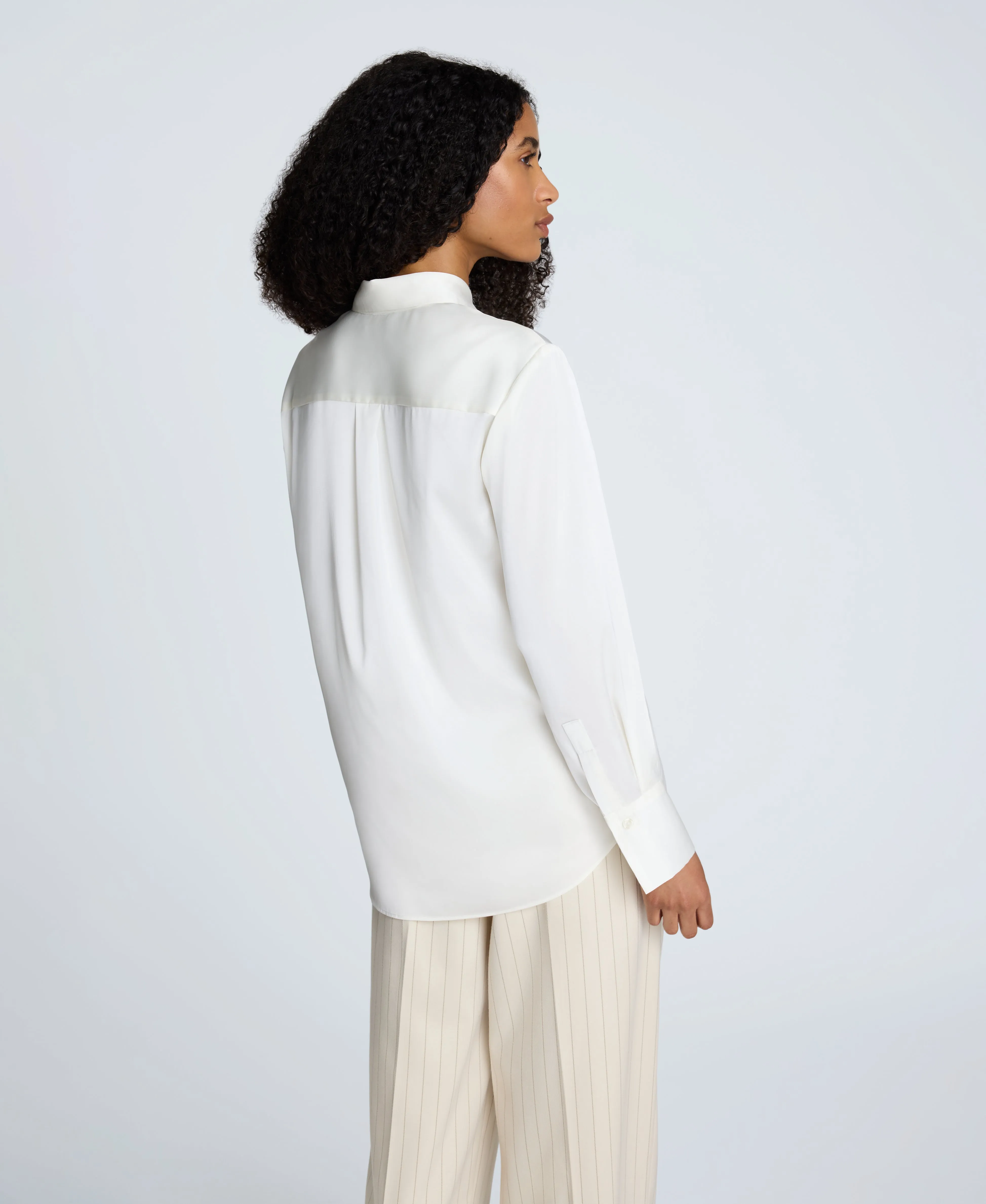 Satin Button Front Blouse sold by Kenneth Cole product image thumbnail 2